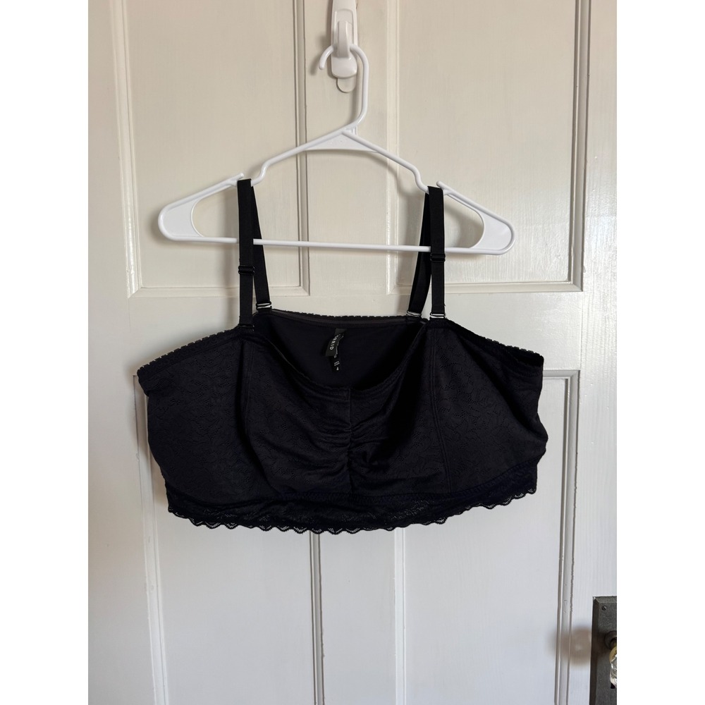 Torrid black lace bralette size 4x